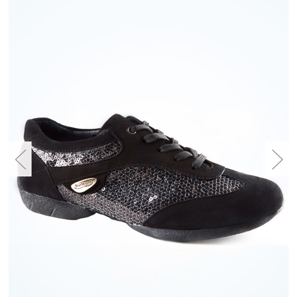Black Port Dance Sequin Sneakers